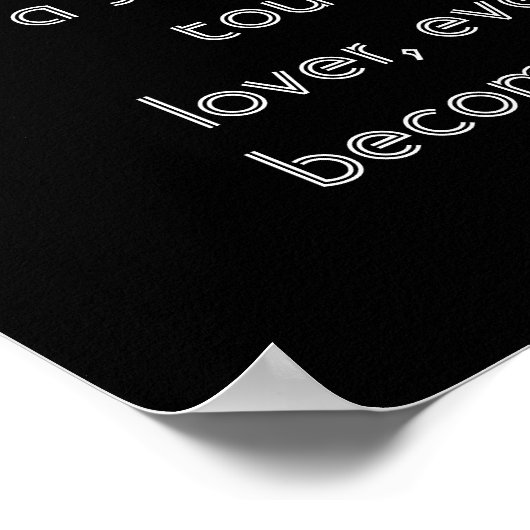 すべてのハートが歌を歌う – アートのポスター – プラト引用文 ポスター (角)