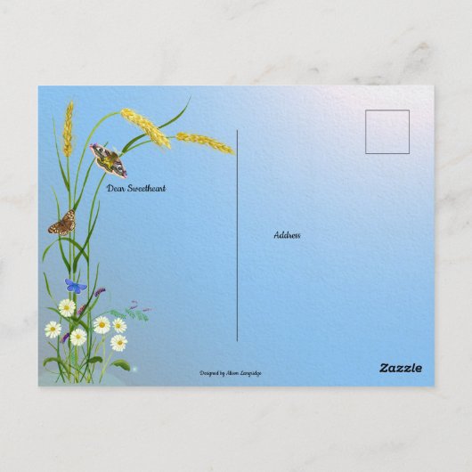 すべてのハートで主を信頼せよ ポストカード (裏面)