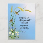 すべてのハートで主を信頼せよ ポストカード (正面)