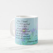 すべてのハートで主を愛しなさい。 コーヒーマグカップ (正面左)