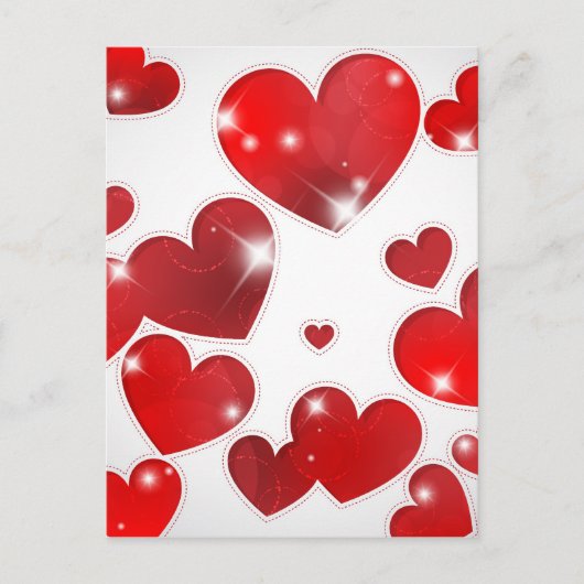 すべてのハートはがき ポストカード (正面)