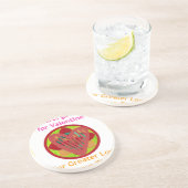 すべてのハートはバレンタインアートプリントのために家に帰る コースター (側面)