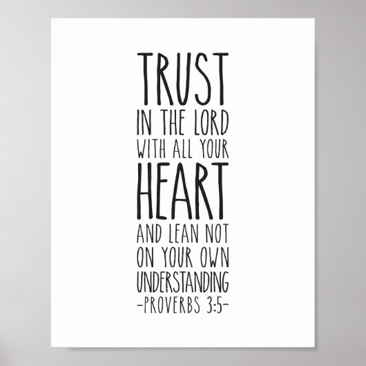 すべてのハートを主に信頼しなさい ポスター (正面)