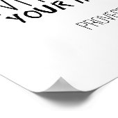 「すべてのハートを持って主を信頼せよ」プリント ポスター (角)