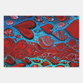 すべてのハートビートで愛 ラッピングペーパーシート (正面3)