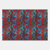 すべてのハートビートで愛 ラッピングペーパーシート (正面2)