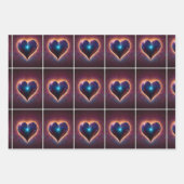 すべてのハートビートで愛 ラッピングペーパーシート (正面3)