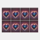 すべてのハートビートで愛 ラッピングペーパーシート (正面)