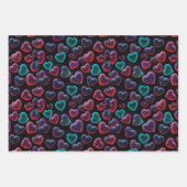 すべてのハートビートで愛 ラッピングペーパーシート (正面3)