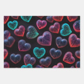 すべてのハートビートで愛 ラッピングペーパーシート (正面)