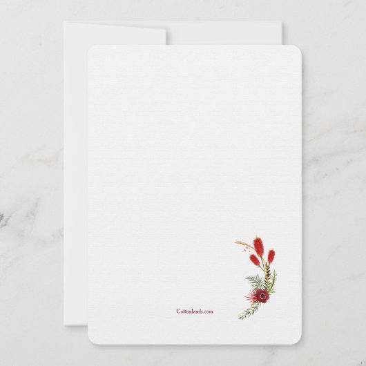 すべてのハートブライダルシャワーの招待 招待状 (裏面)