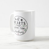 すべてのハート来ホーム… コーヒーマグカップ (正面左)