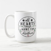 すべてのハート来ホーム… コーヒーマグカップ (左)