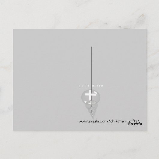 すべてのハート箴言で神を信頼する3:5 ポストカード (裏面)