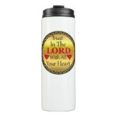 すべてのハート箴言3.5で主を信頼しなさい タンブラー (正面)
