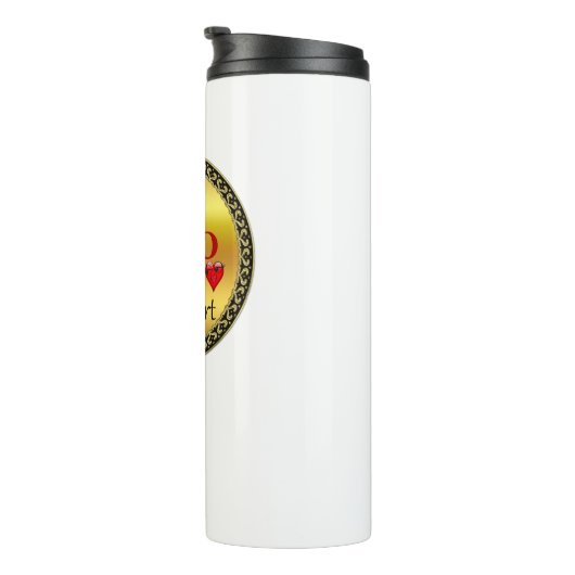 すべてのハート箴言3.5で主を信頼しなさい タンブラー (回転右)