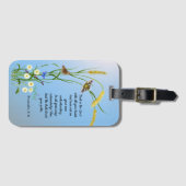 すべてのハート聖書の聖句で主を信頼しなさい ラゲッジタグ (正面横)