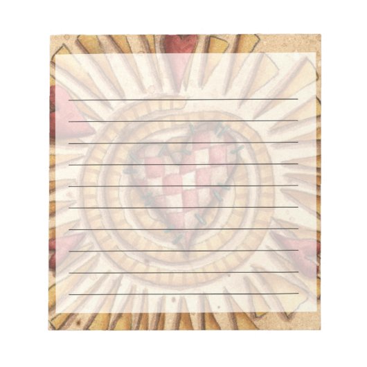 すべてのハート ノートパッド (正面)