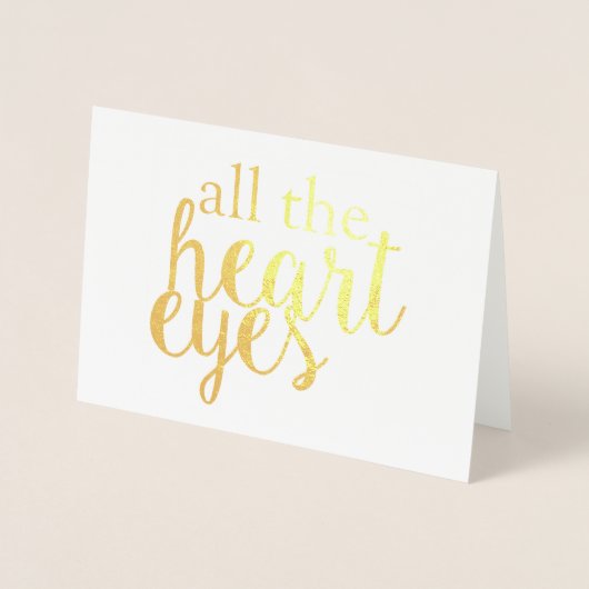 すべてのハート 箔カード (正面)