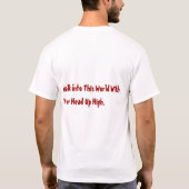 すべてのハート Tシャツ (裏面)