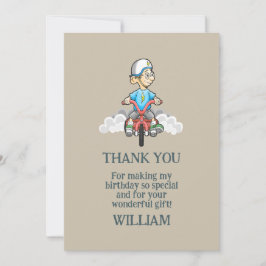 すべてのバイクもしくは自転車に乗る人サンキューカード サンキューカード