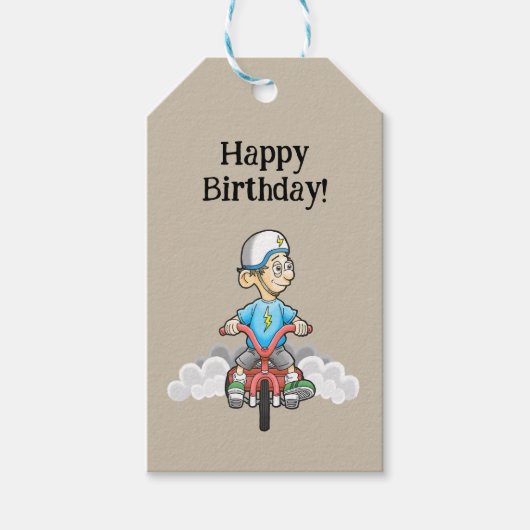 すべてのバイクもしくは自転車に乗る人 ギフトタグ (正面)