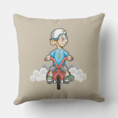 すべてのバイクもしくは自転車に乗る人 クッション (裏面)