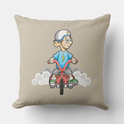 すべてのバイクもしくは自転車に乗る人 クッション (正面)