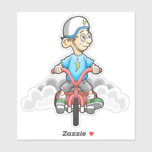 すべてのバイクもしくは自転車に乗る人 シール (シート)