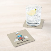 すべてのバイクもしくは自転車に乗る人 スクエアペーパーコースター (インサイチュ)