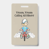 すべてのバイクもしくは自転車に乗る人 バッジ (裏面)