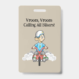 すべてのバイクもしくは自転車に乗る人 バッジ