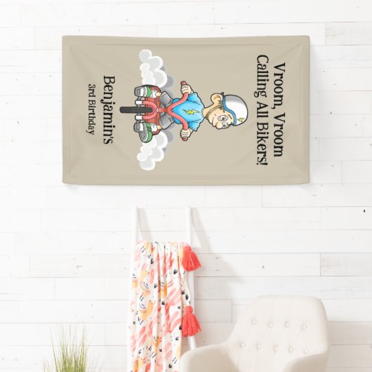 すべてのバイクもしくは自転車に乗る人 横断幕 (インサイチュ)