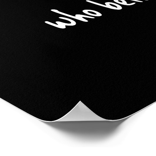 すべてのバスケットボール選手の母親の後ろ信じに ポスター (角)