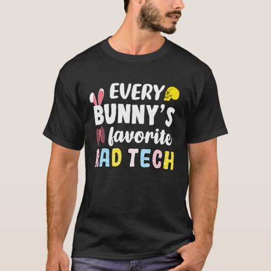 すべてのバニーのお気に入りの素晴らしいテック復活祭X線2 Tシャツ (正面)