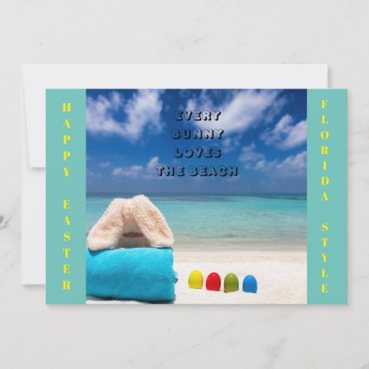 すべてのバニーはフロリダからビーチイースターを愛している シーズンカード (正面)