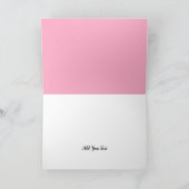 すべてのバニーは私を愛している!バニー・ガール カード (内部)