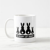 すべてのバニーを救って下さい! コーヒーマグカップ (左)