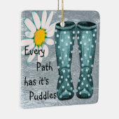 すべてのパスがパドル感動的オーナメント セラミックオーナメント (右)