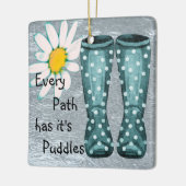 すべてのパスがパドル感動的オーナメント セラミックオーナメント (左)