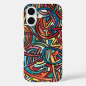 すべてのパスが手の絵を描抽象芸術アートを終了 Case-Mate iPhoneケース (裏面)