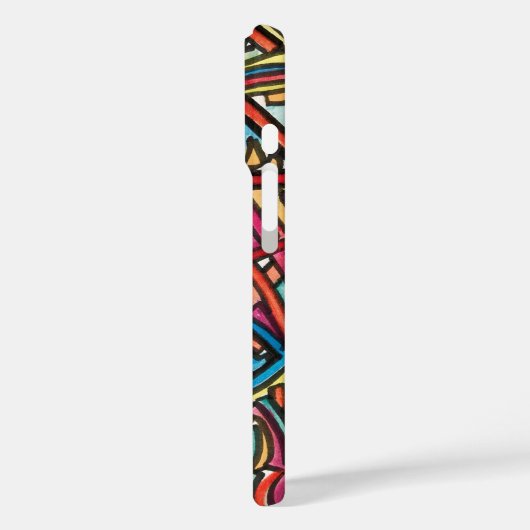 すべてのパスが手の絵を描抽象芸術アートを終了 Case-Mate iPhoneケース (裏面 / 左)