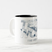 すべてのパーソナライズされた大事な行事に最適な贈り物 ツートーンマグカップ (正面左)