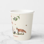 すべてのパーティーアニマルウッドランドガール誕生日 紙コップ (裏面)