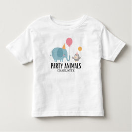 すべてのパーティー動物の呼び出し子供の誕生日 トドラーTシャツ