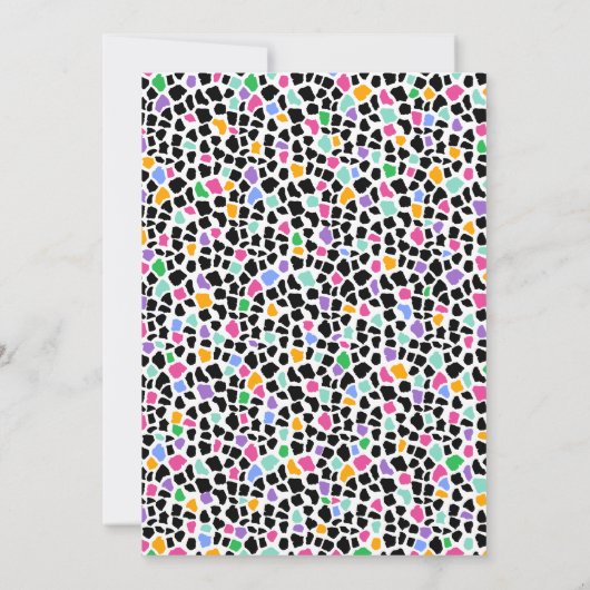 すべてのパーティー動物の呼び出し誕生日招待状 招待状 (裏面)