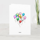 すべてのパーティー動物の呼び出し誕生日 招待状 (裏面)