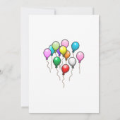 すべてのパーティー動物の呼び出し誕生日 招待状 (裏面)