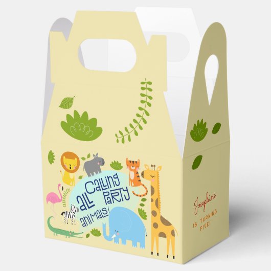 すべてのパーティー動物の子供の誕生日パーティーを呼び出す フェイバーボックス (オープン)