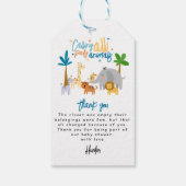 すべてのパーティー動物の誕生日パーティーに電話する ギフトタグ (裏面)